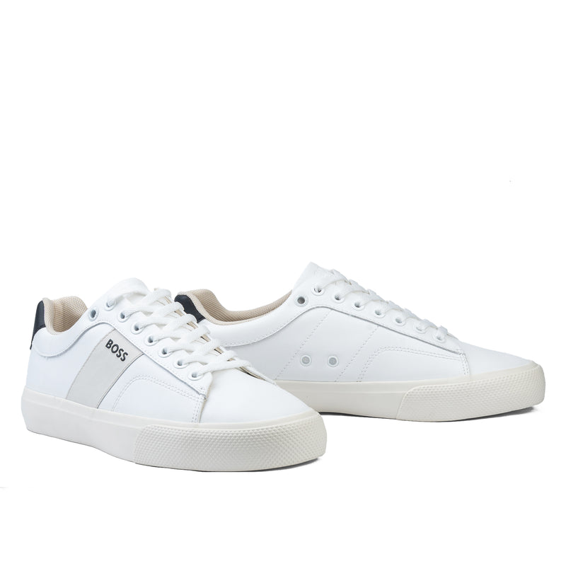 HUGO BOSS Original Aiden TENN LTB Trainers Sneakers Men 12366 White - 4