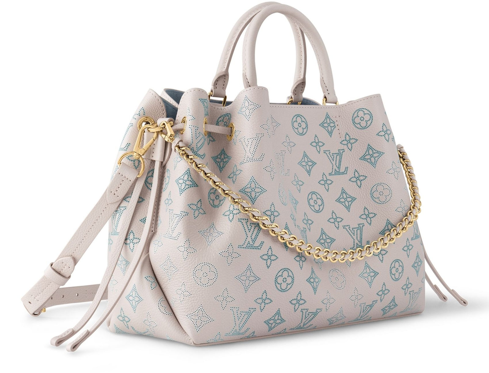Louis Vuitton Mahina Bella Tote Galet Bag Woman M5860 Baby Blue - 4