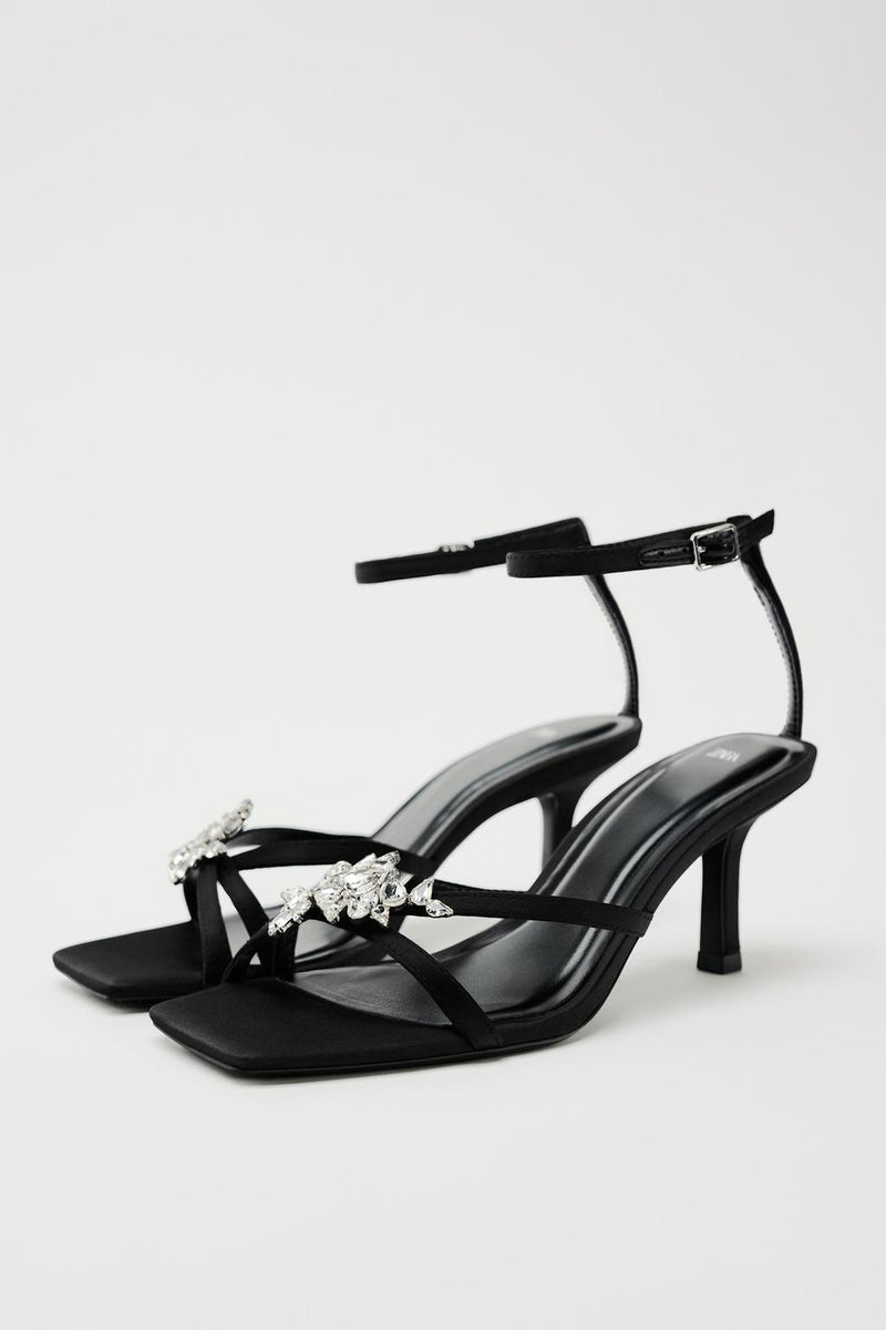 ZARA STRAZ TASMALI SANDAL WOMAN 8801 BLACK - 4