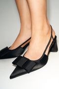 Zara Detail Stylish Heels Heeled Shoes Woman 8563 Black - 5