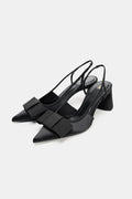 Zara Detail Stylish Heels Heeled Shoes Woman 8563 Black - 4
