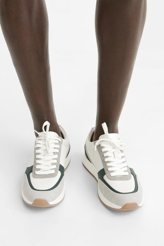 Zara Sneaker 2304/420 Beige-Green - 4