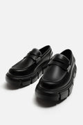 Zara Chunky Worn Loafers Sneakers Man 2647/520/802 Black - 4