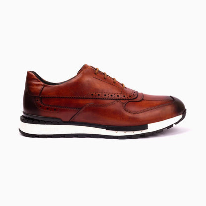 Luxury Sneaker Man B-P1 Brown