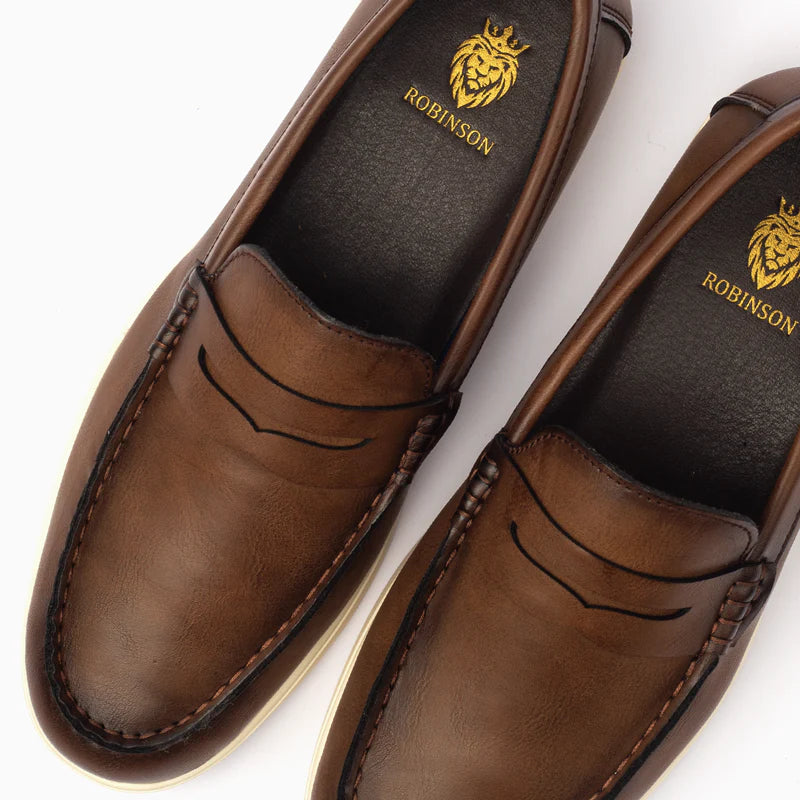 Summer Loafer Robinson D1002 Coffee - 4