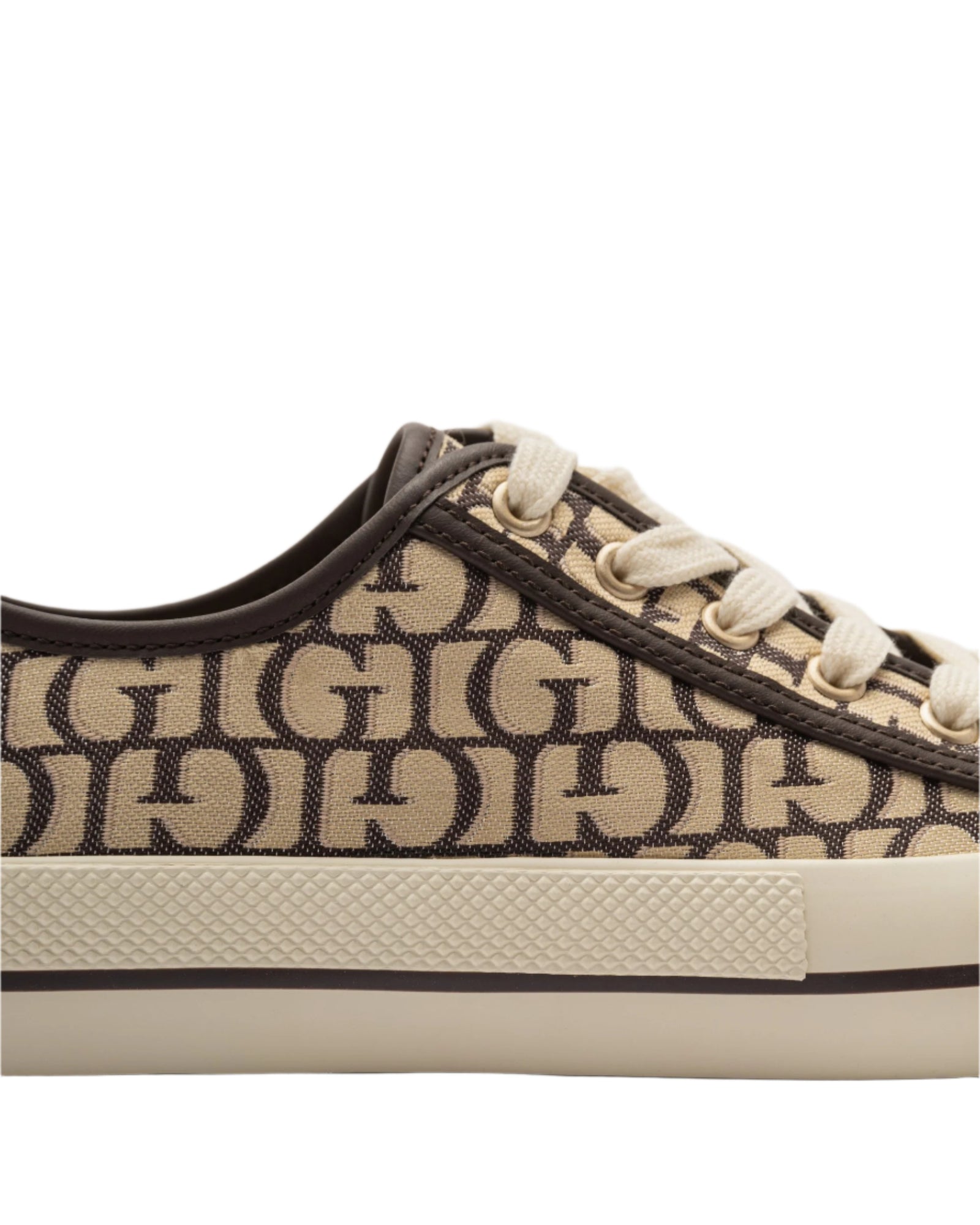 Guess Carey Logo Original - Script Sneakers Woman 507 Browm - 5