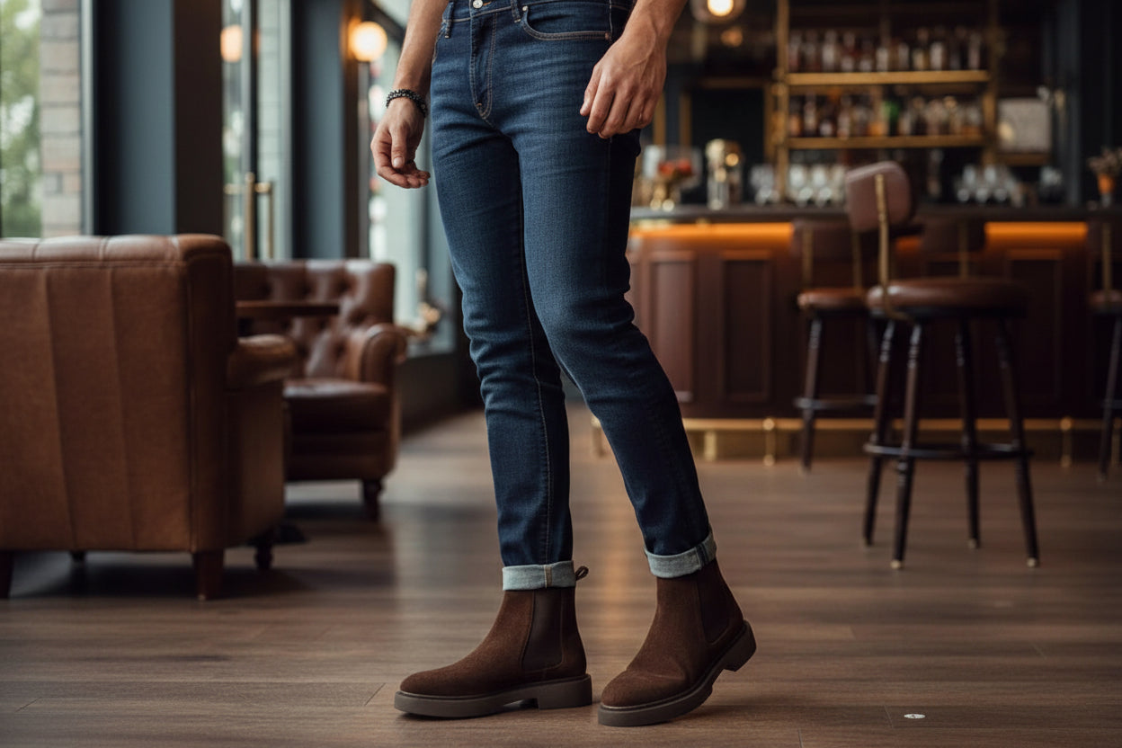 CHUNKY CHELSEA BOOT AF109\1007 Brown