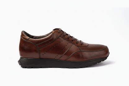 Genuine Leather sneakers Man AF510\R01-501 Brown