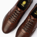 Genuine Leather sneakers Man AF510\R01-501 Brown - 3
