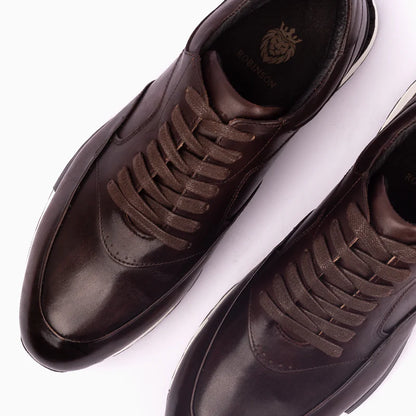 Luxury Sneaker Man 880-10 Coffee