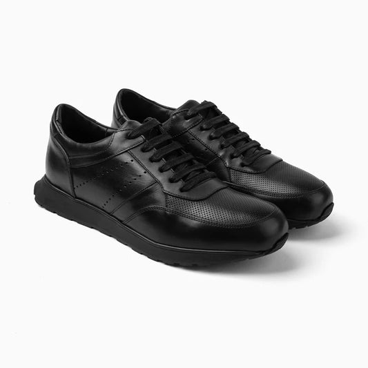 Genuine Leather sneakers Man AF510\R01-501 Black