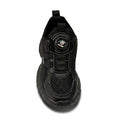 Kids Sneakers School with Adjustable Dial Laces Breathable Easy to wear dial closure alternative to laces 7581 Black - 3