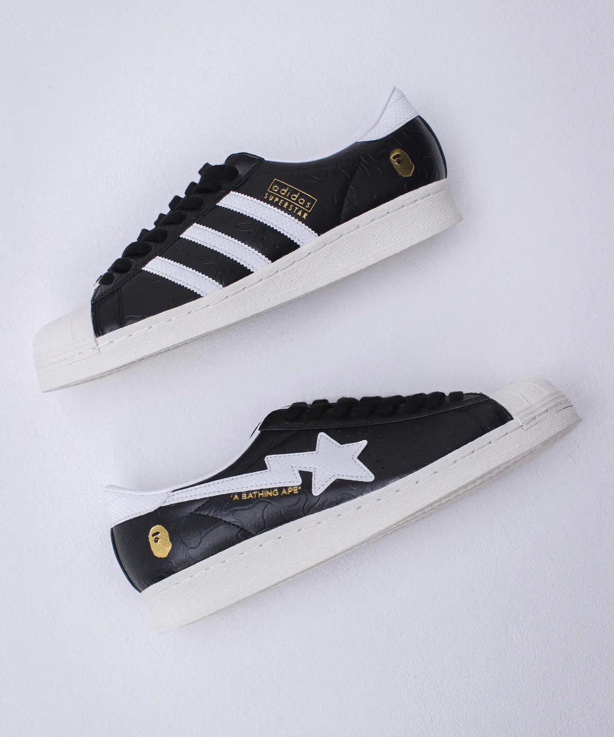 Adidas x Bapte Super Star 80s Sneakers Woman JR2703 Black - 4