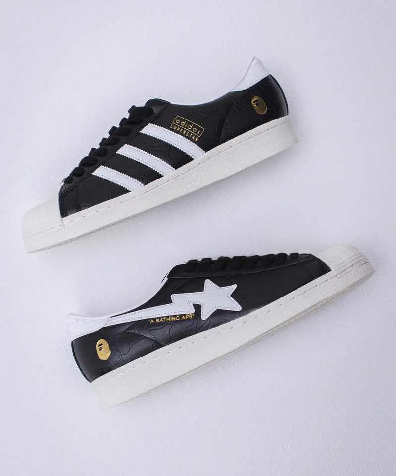 Adidas x Bapte Super Star 80s Sneakers Woman JR2703 Black - 4