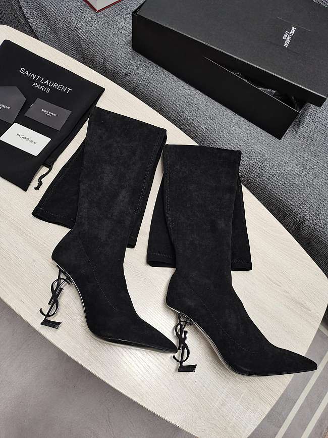 Saint Laurent Premium Quality Boot Woman 178A-1 Black