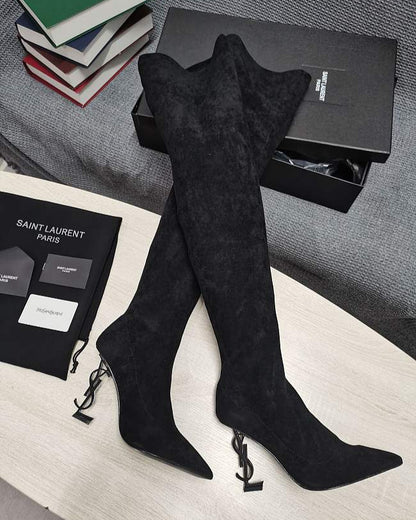 Saint Laurent Premium Quality Boot Woman 178A-1 Black