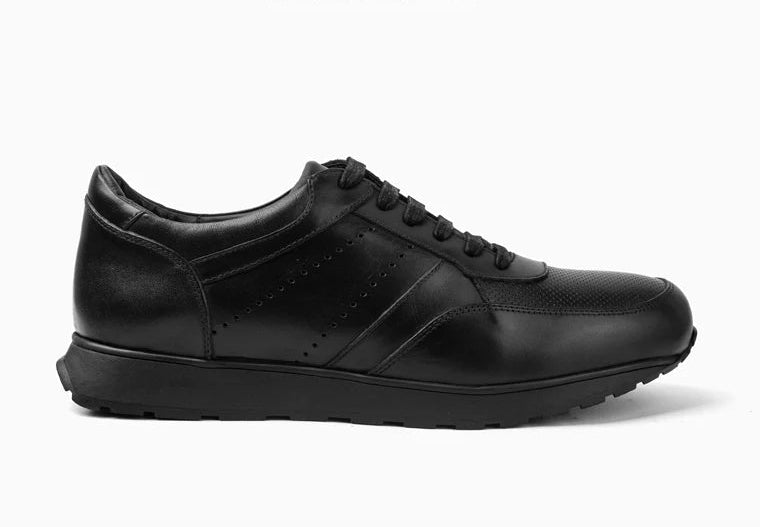 Genuine Leather sneakers Man AF510\R01-501 Black - 2