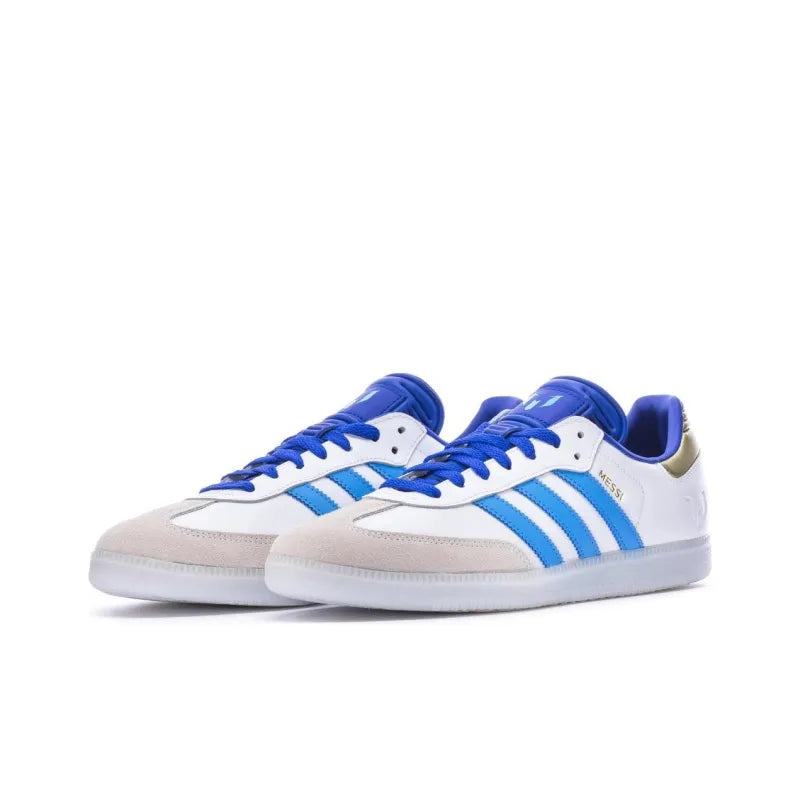 Adidas Samba Messi White-Blue ID3550 - 2