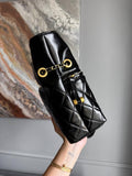 Chanel Black Quilted Leather Drawstring Shopping Tote Bag Woman AS6111 Black - 7