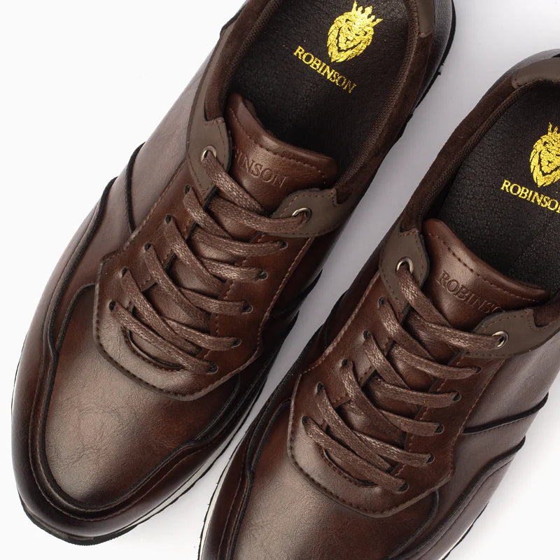 Ultra-Light Sneaker Robinson AC5617 Coffee - 3