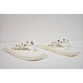 Chanel Lambskin Quilted Padded Charms Thong Sandals Woman XJC3134 White - 7
