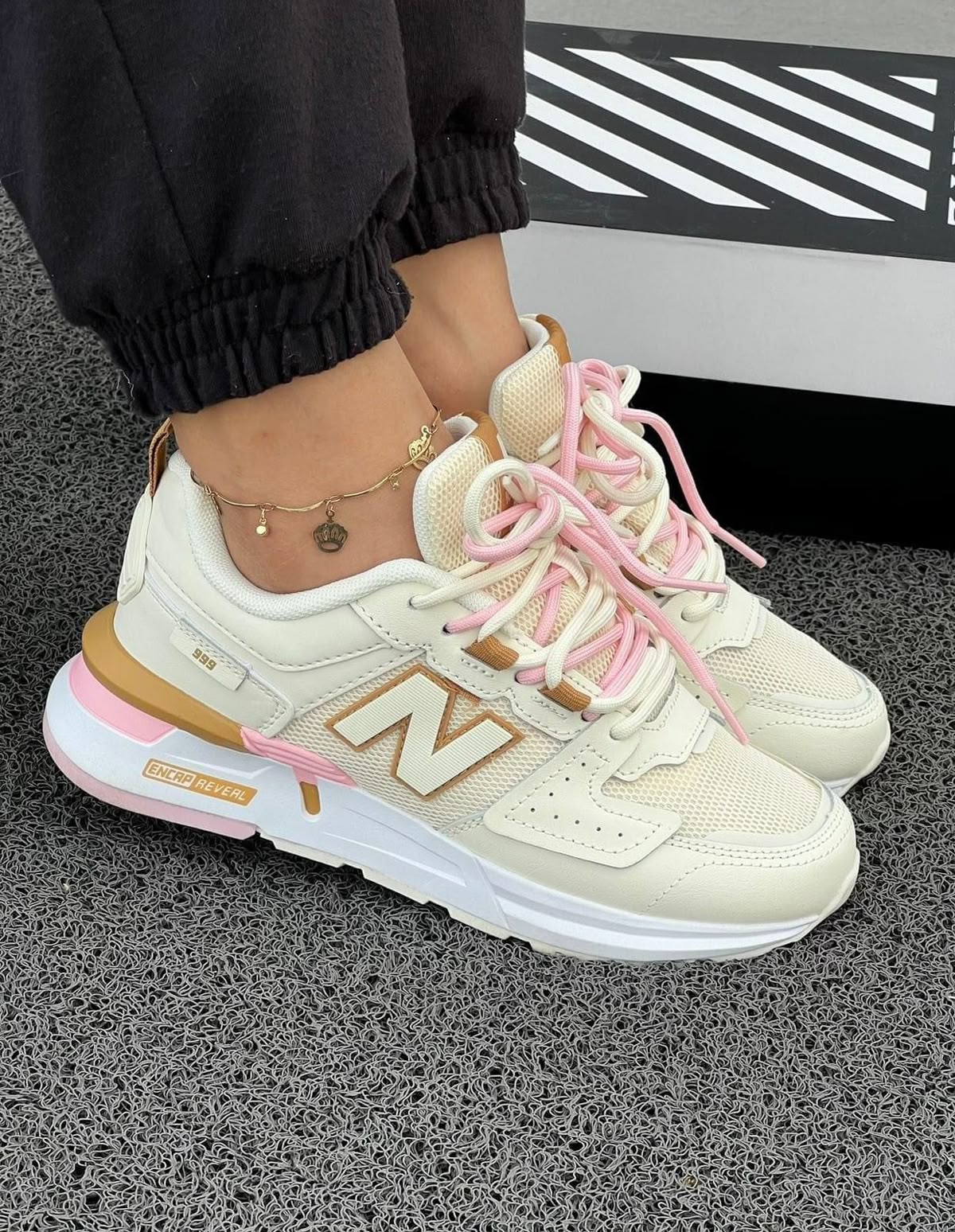 New Balance Encap Reveal 999 Sandton Sneakers Woman F1505 Beige - 4