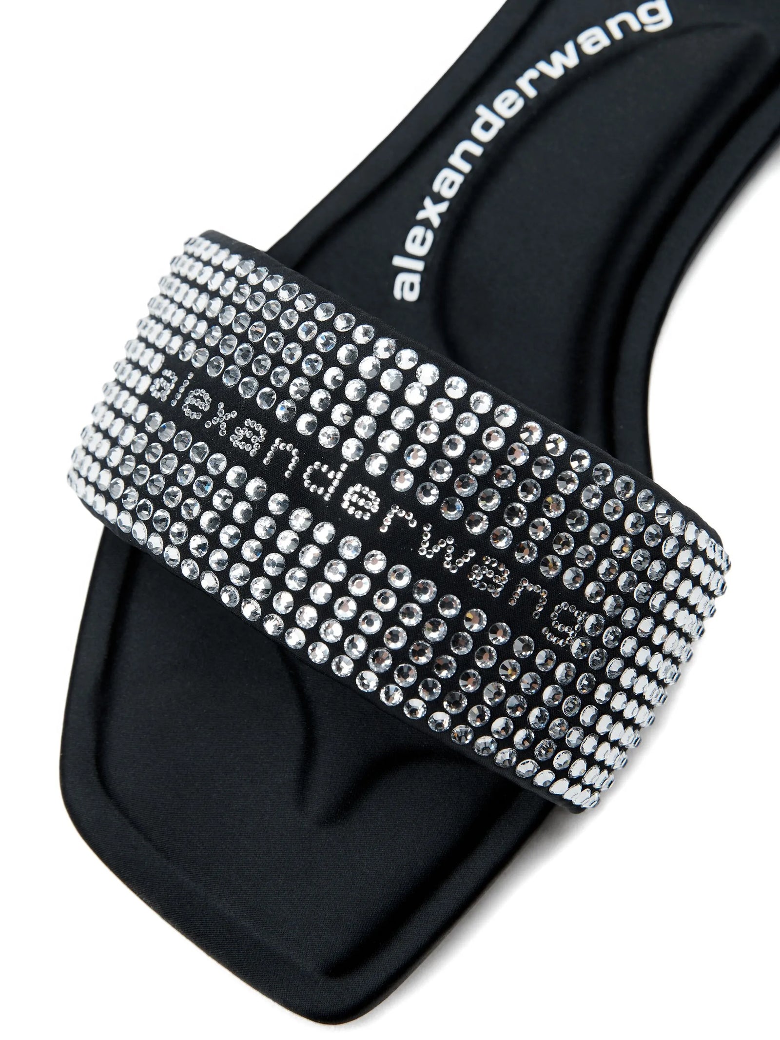 Alexander Wang Vy Crystal Embellished Slide Sandal Women 2025-6 Black - 5