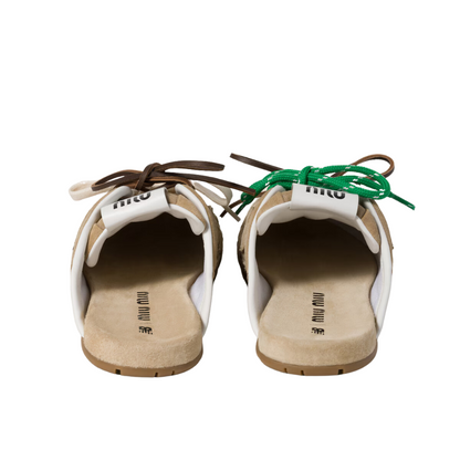 New Balance 530 SL Mule Miu Miu Slippers Woman 523059B Beige