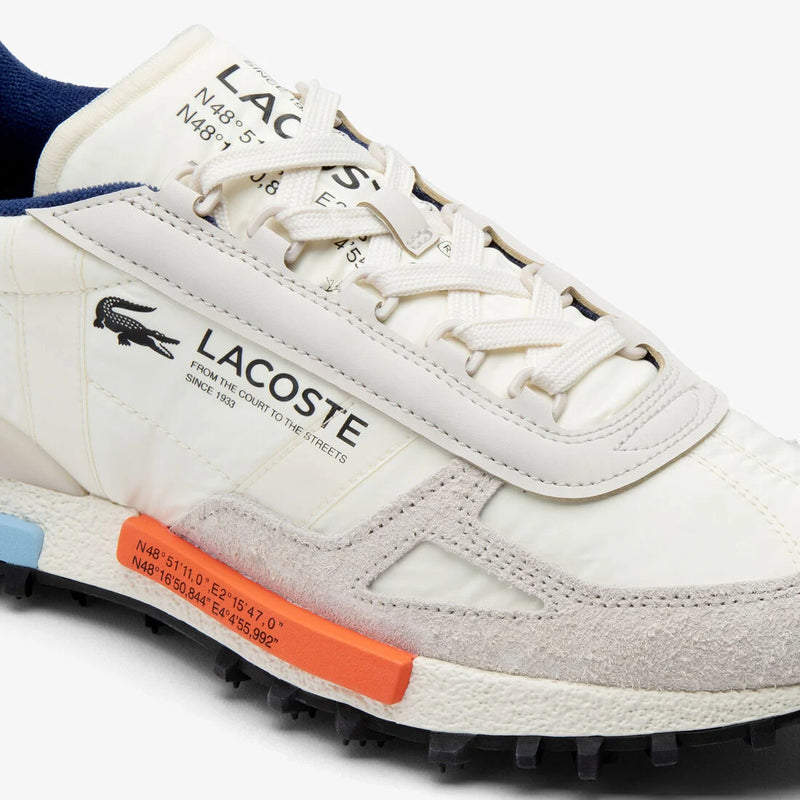 Lacoste Elite Active Sports Trainers Sneakers Man XV746 Off-White - 4