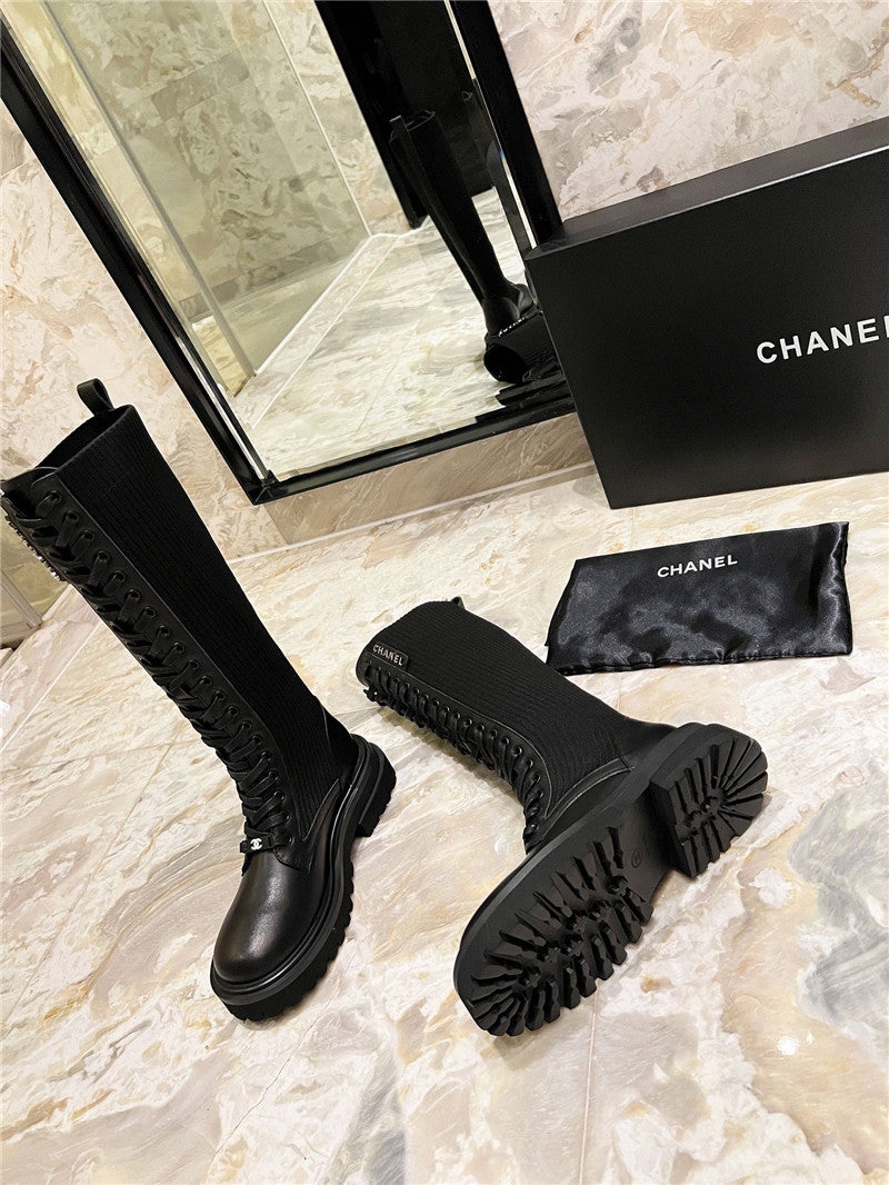 Chanel Knight Martin Premium Quality Boot Woman 8883 Black