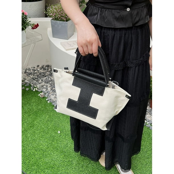 Bag Woman TT3031 Off-White/Black