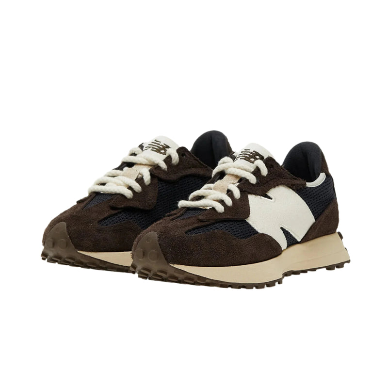 New Balance 327 Shoes Woman 8 Retro Sneaker Lace Up Low U327WVA Coffee - 4