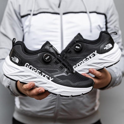 The North Face GTX Gore-Tex Trail Running Sneakers Man NS95POIA Black&White