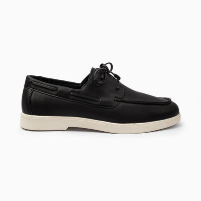 Boat Shoes Summer Loafer Robinson D1001 Black