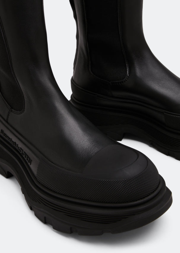 حذاء نسائي عالي الجودة من Alexander McQueen 666410 باللون الأسود - 3