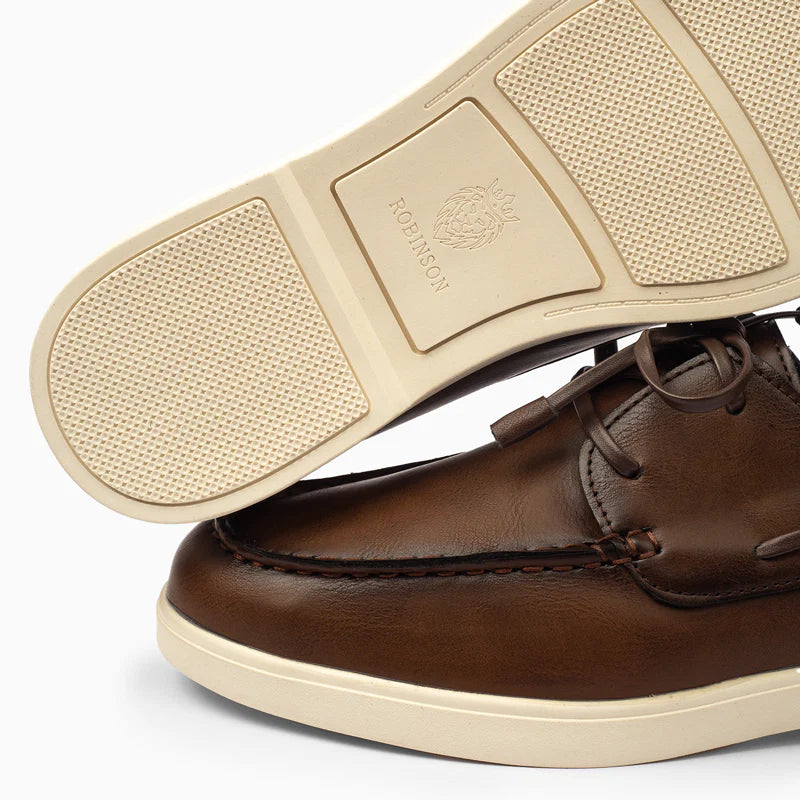 Boat Shoes Summer Loafer Robinson D1001 Brown - 3