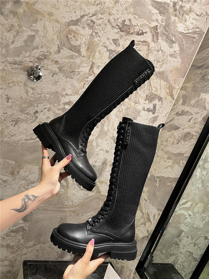 Chanel Knight Martin Premium Quality Boot Woman 8883 Black