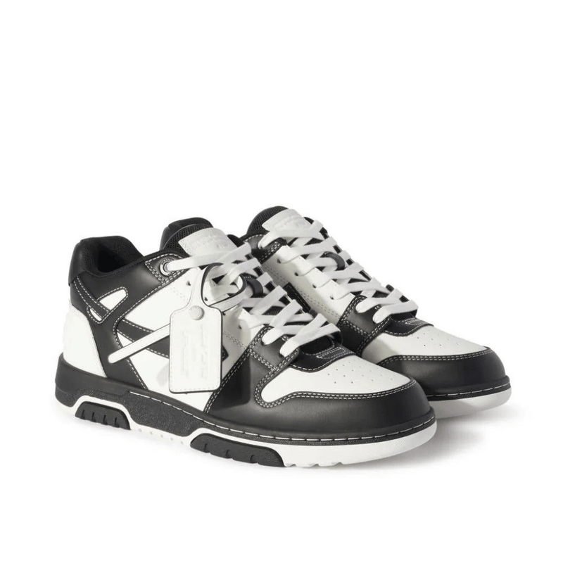 Off-White Logic Out Of Office Lace-Up Sneakers 189S25-M Black - 4