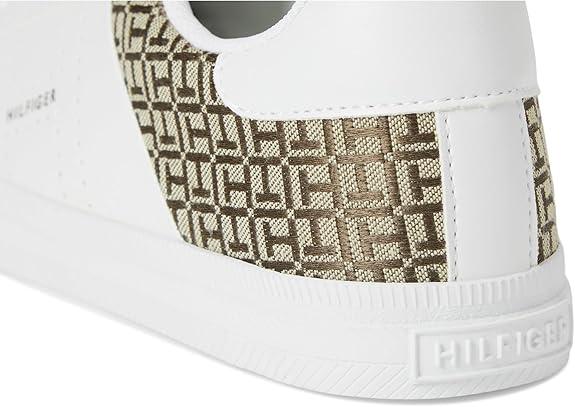 Tommy Hilfiger Original Women's LORIO Sneakers 107 White&Brown - 4