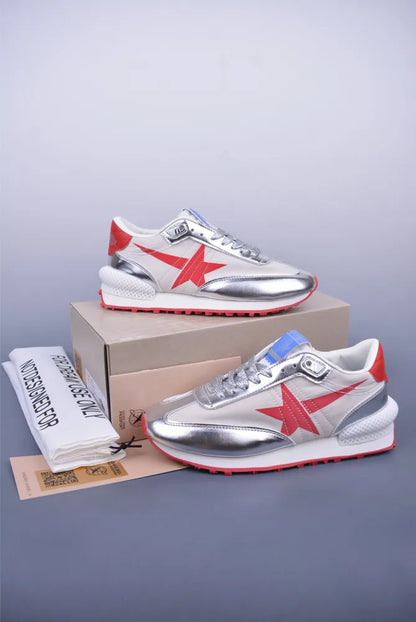 Golden Goose X Sunmi Marathon Panelled Sneakers Woman G6462 Silver