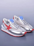 Golden Goose X Sunmi Marathon Panelled Sneakers Woman G6462 Silver - 4