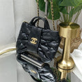 Chanel Lambskin Quilted Mini Bow Bag Woman 99888 Black - 3