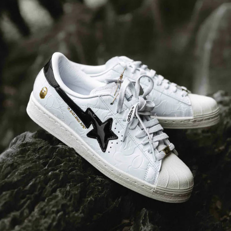 Adidas x Bapte Super Star 80s Sneakers Woman JR2703 White - 5