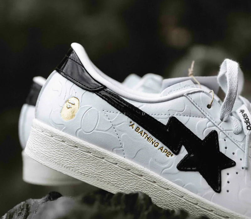 Adidas x Bapte Super Star 80s Sneakers Woman JR2703 White - 6