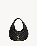 Saint Laurent Icare Medium Quilted Shoulder Bag Woman 858160 Black - 1