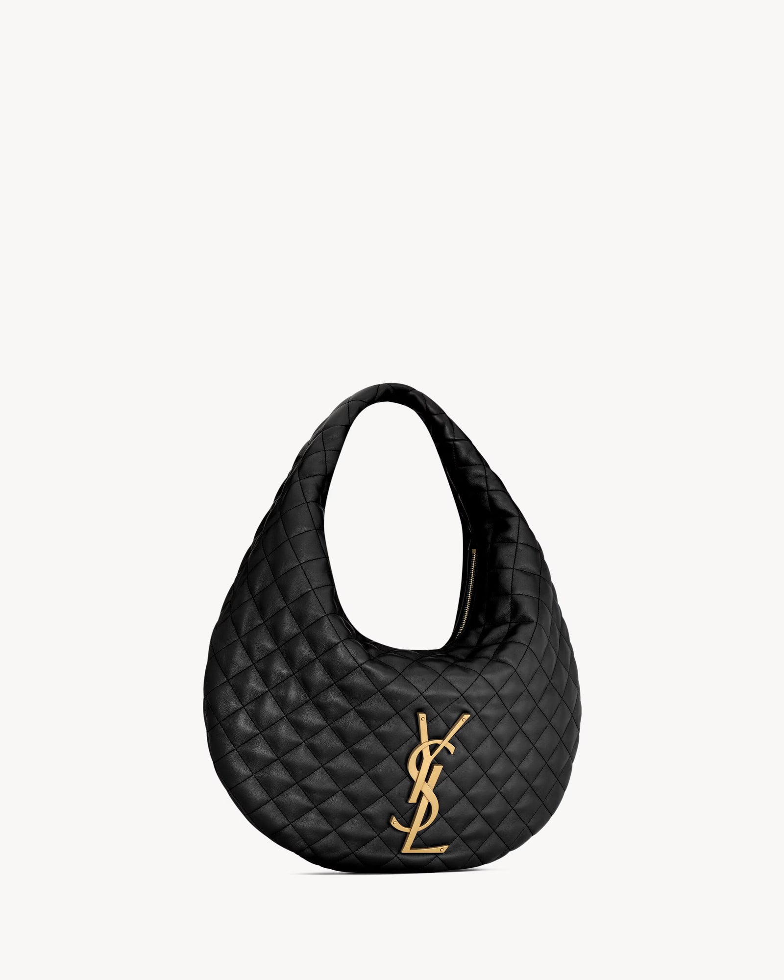 Saint Laurent Icare Medium Quilted Shoulder Bag Woman 858160 Black - 2
