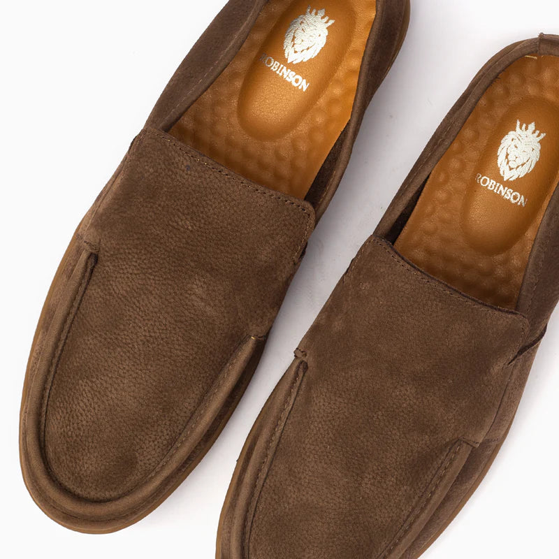 Maximum Flexible Real-leather Robinson D1003 Coffee - 3