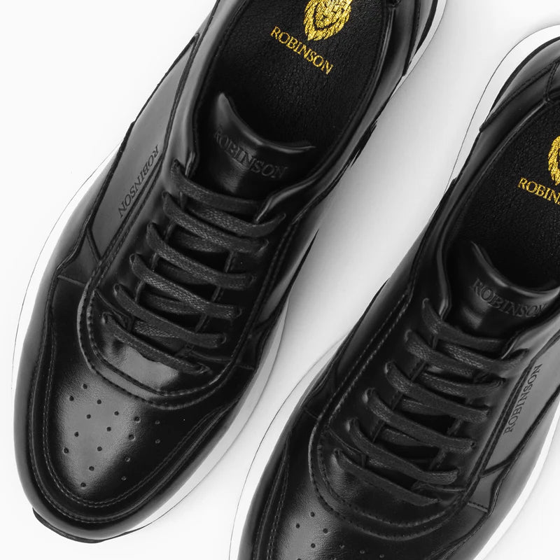 Ultra-Light Sneakers Robinson A2589-1 Black - 4