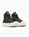 Converse Chuck Taylor All Star Platform Western Glam Half Woman A15473C Black - 6