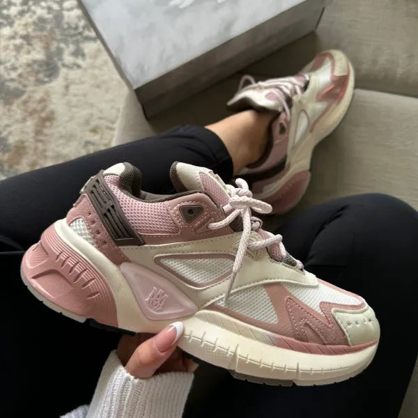 AMIRI Luxury Runner Chunky Sneaker XP 1142009-2-W White&Pink - 4